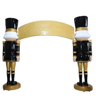 NUTCRACKER ARCHWAY (BLACK & GOLD)