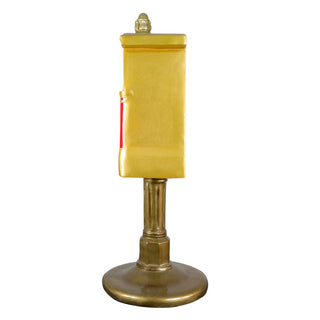 Santa Mailbox (gold Red)