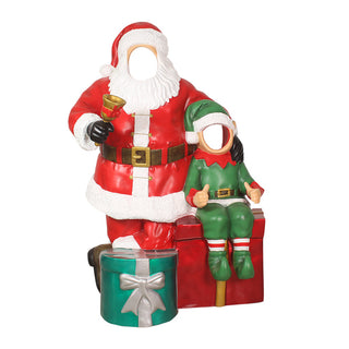 Santa with elf Photo Op