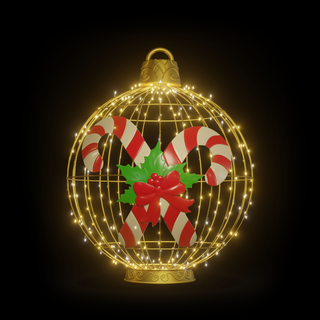 Christmas Ball Candy Cane