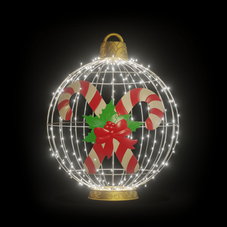 Christmas Ball Candy Cane