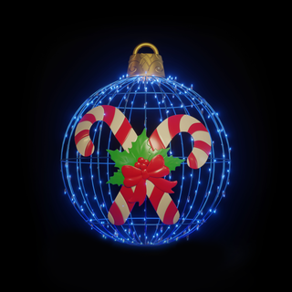 Christmas Ball Candy Cane