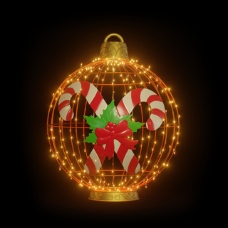 Christmas Ball Candy Cane