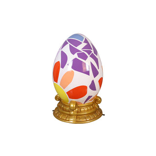 Easter Egg With Base 140 cm (Floral F)