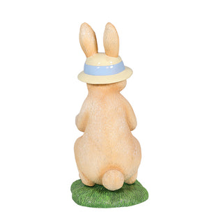 EASTER BUNNY HOLDING EASTER BASKET