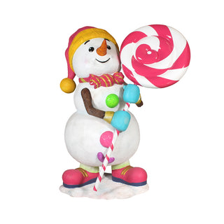 Snowman With Whirly Pop