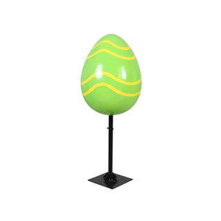 Easter Egg 60 cm w/Metal Plate (Stripe B)