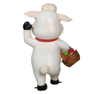 Easter Lamb With Basket Of Eggs