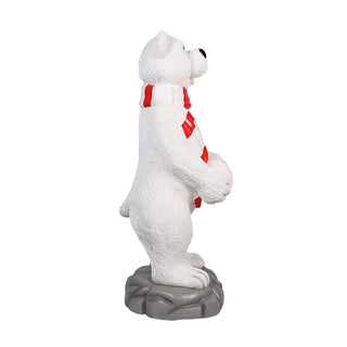3.5 FT POLAR BEAR WITH SNOWBALL