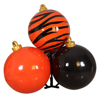 CHRISTMAS BALL STACK (4) (SPECIAL MULTI-COLOR)