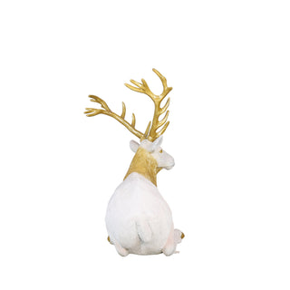 SITTING STAG (WHITE/GOLD)
