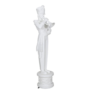 Soldier Playing Trumpet (metallic White)