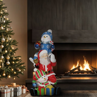 Santa and Snowman Stacking