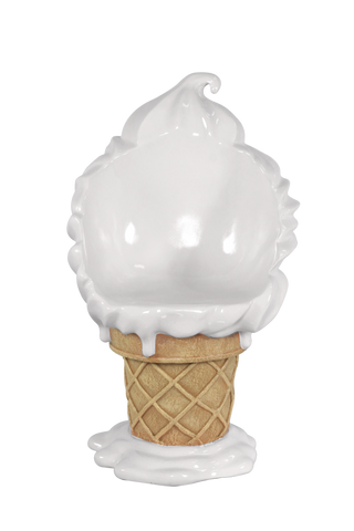 Sweet White Swirl Chair