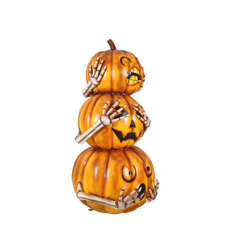 NO HEAR, SEE, SPEAK PUMPKINS