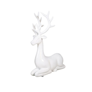 STAG SITTING (WHITE)