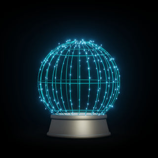 Snow Globe Turquoise - standing 150cm