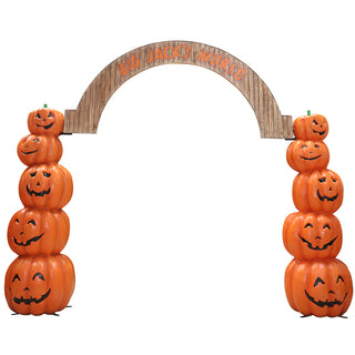 PUMPKIN ARCHWAY (BIG JACK WORLD WOODEN SIGNAGE)