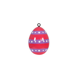 Easter Egg 30 Cm Hanging (stripe And Polka C)