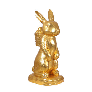 GOLDLEAF BUNNY WITH EASTER BASKET