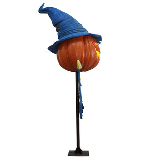 Giant Pumpkin Scarecrow "spooky"