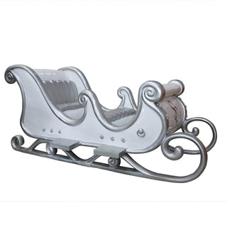 Santa Sleigh 4 Seater (White/silver)