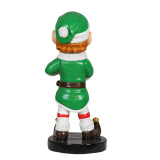 Elf Boy Holding Gingerbread