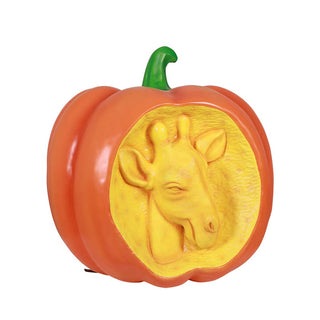 GIRAFFE CARVED PUMPKIN
