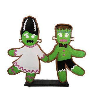 Gingerbread Frankenstein and Bride