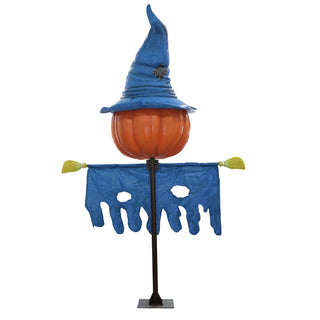 Giant Pumpkin Scarecrow "spooky"