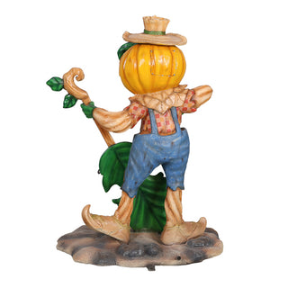 Pumpkin Scarecrow with Cello